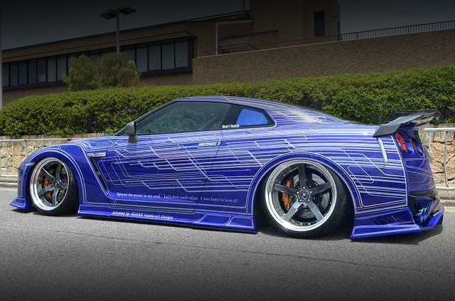 Rear exterior of KUHL RACING DEMO CAR R35 NISSAN GT-R PREMIUM EDITION.