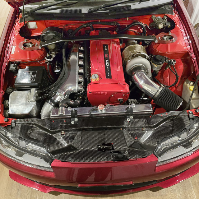 RB26 single turbo engine.