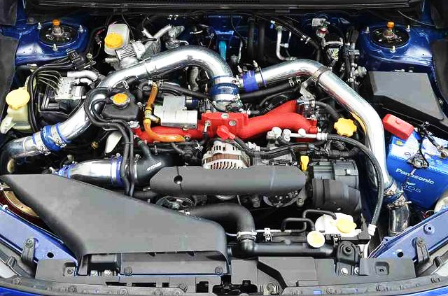 EJ20 2.2L stroker and HKS GT2-8262 turbo.