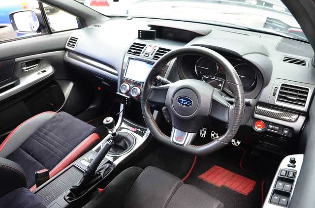 Dashboard of ORIGINAL RUNDUCE DEMO CAR VAB SUBARU WRX STI.