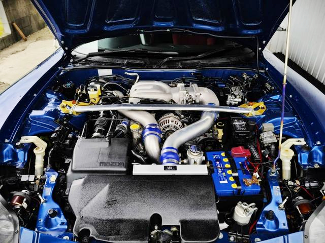 REBUILT 13B-REW ROTARY ENGINE and GCG HIGH FLOW TURBOS.