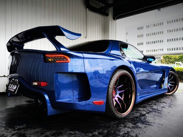 Rear exterior of VeilSide RX-7 Fortune.