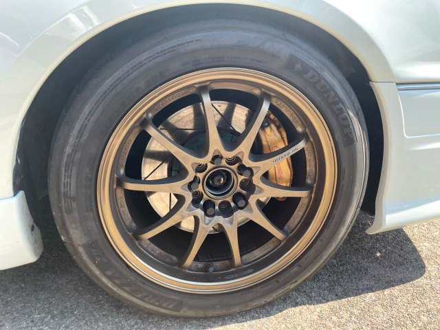 Brembo 4-POT caliper.