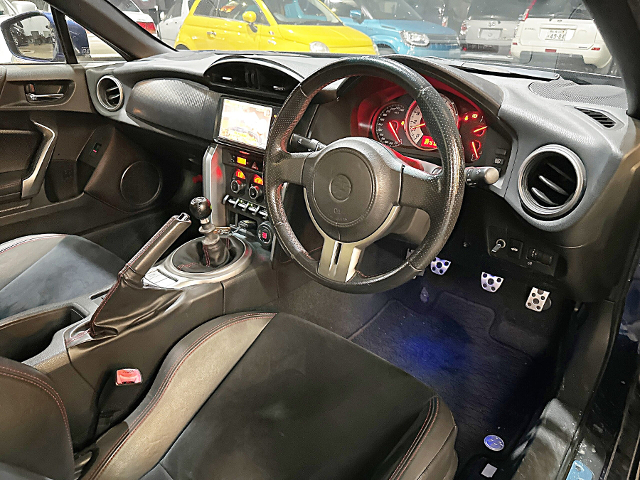 Interior of WIDEBODY ZN6 TOYOTA 86GT LIMITED.