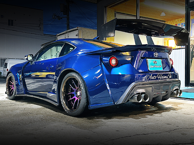 Rear exterior of WIDEBODY ZN6 TOYOTA 86GT LIMITED.