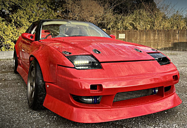 Front exterior of RPS13 NISSAN 180SX.