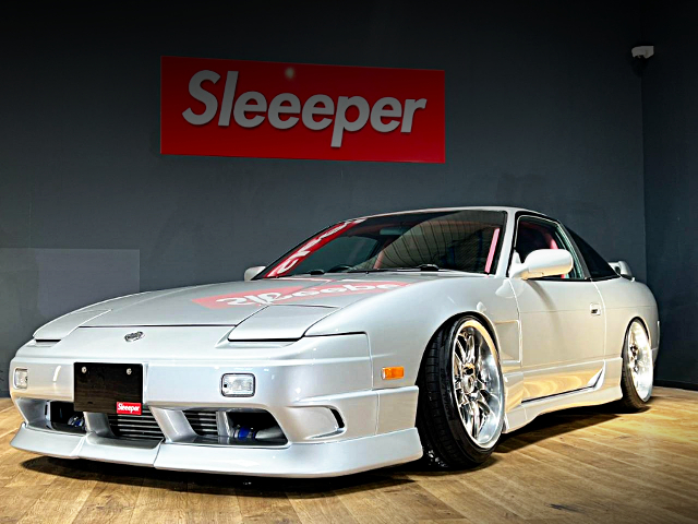 Front exterior of Static NISSAN 180SX TYPE-X.