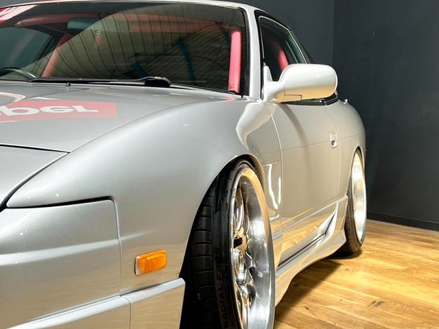 Front Side exterior of Static NISSAN 180SX TYPE-X.