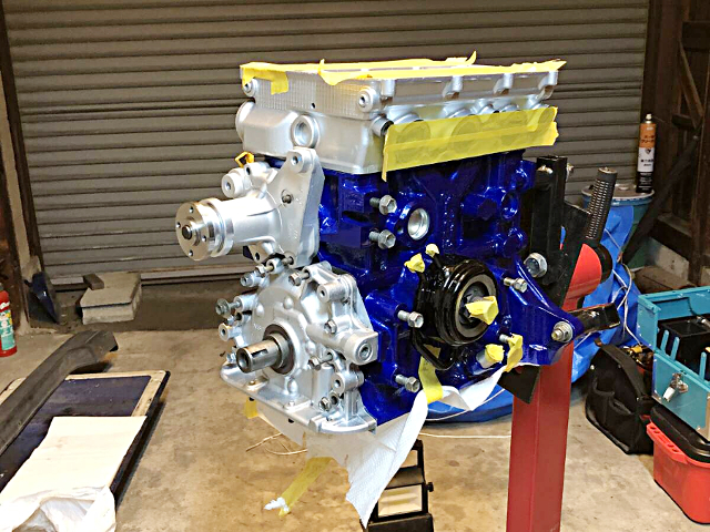 Rebuilt F5A TWINCAM TURBO ENGINE.
