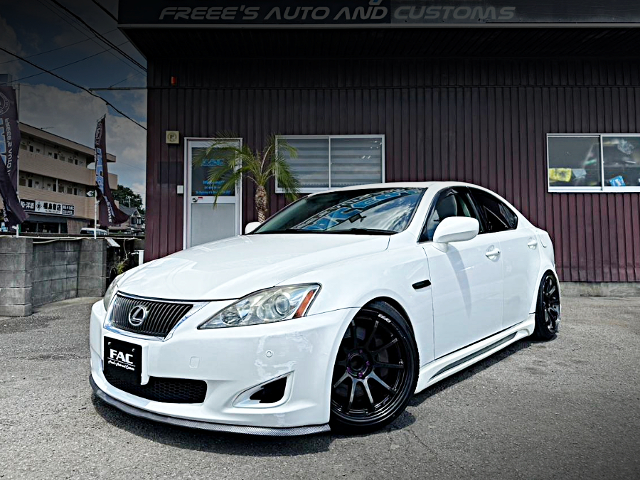 Front exterior of GSE21 LEXUS IS350 VERSION L.