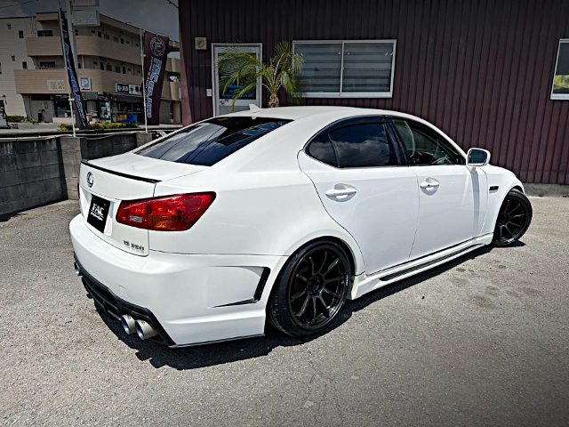 Rear exterior of GSE21 LEXUS IS350 VERSION L.