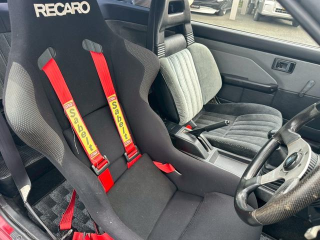 Interior seats of AE86 COROLLA LEVIN GT-APEX.