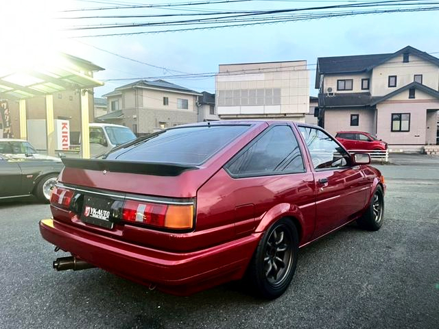 Rear exterior of AE86 COROLLA LEVIN GT-APEX.