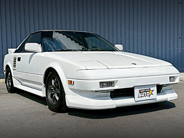 Front exterior of AW11 MR2 of LEFT-HAND DRIVE.