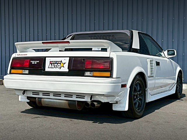 Rear exterior of AW11 MR2 of LEFT-HAND DRIVE.