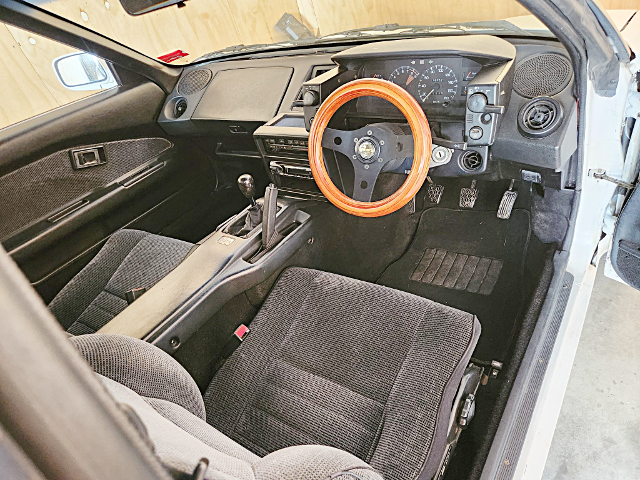 Interior of Twin-charged AW11 TOYOTA MR2.