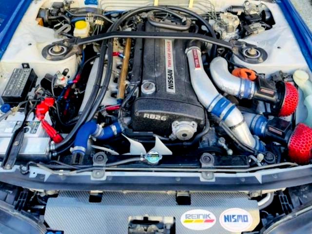 HKS Pistons Installed RB26DETT, With GT2530KAI Twin turbo.