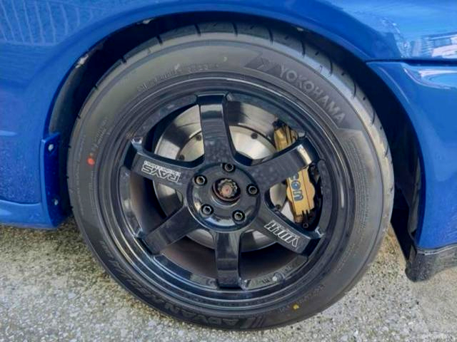 GREDDY ALCON Brake caliper upgraded to R32 SKYLINE GT-R.