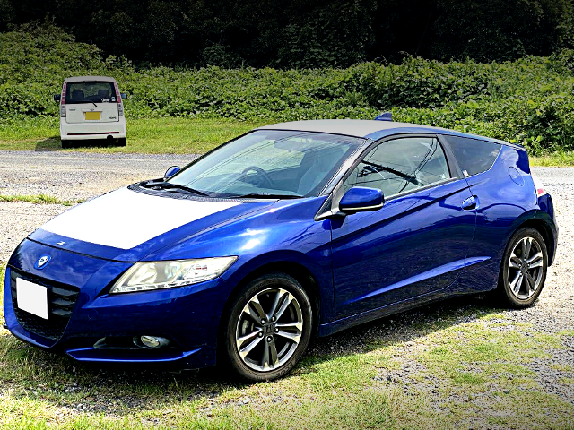 Front exterior of HONDA CR-Z with PICKUP TRUCK CONVERSION.
