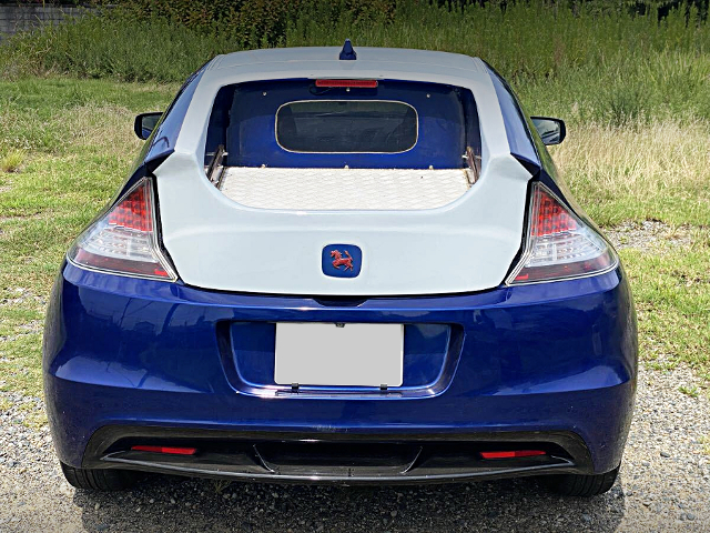 Rear exterior of HONDA CR-Z with PICKUP TRUCK CONVERSION.