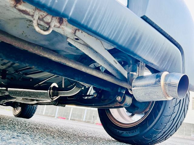 Exhaust muffler of EC22S SUZUKI TWIN.