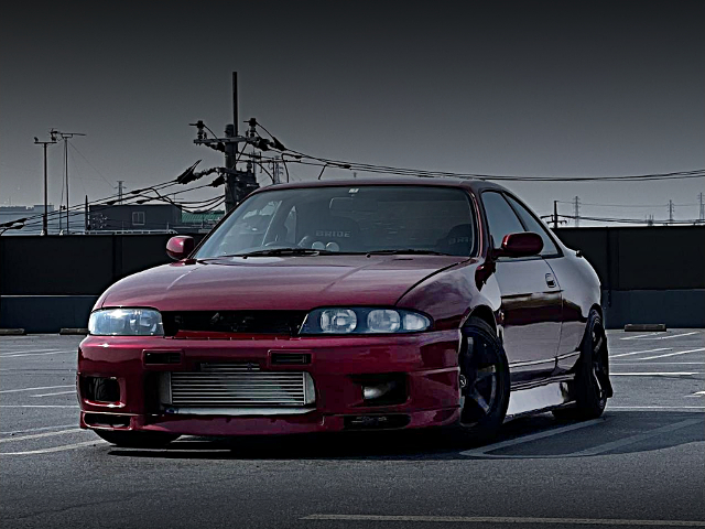 Front exterior of ECR33 SKYLINE 2-DOOR GTS25t TYPE-M..