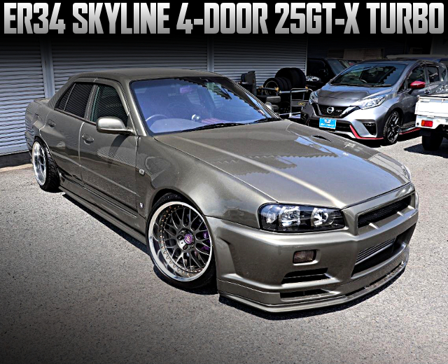 GT-R WIDEBODY Styled ER34 SKYLINE 4-DOOR 25GT-X TURBO.