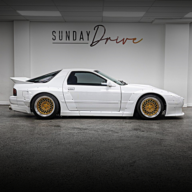 Right Side exterior of PANDEM WIDEBODY FC3S RX-7.