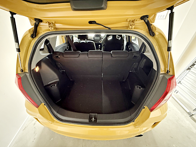 Luggage space of GE8 HONDA FIT RS.