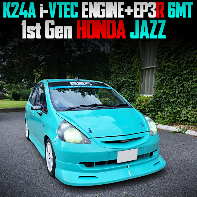 K24A i-VTEC ENGINE and EP3 6MT Swapped 1st Gen HONDA JAZZ.