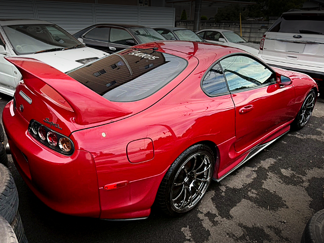Rear exterior of JZA80 SUPRA RZ-S.