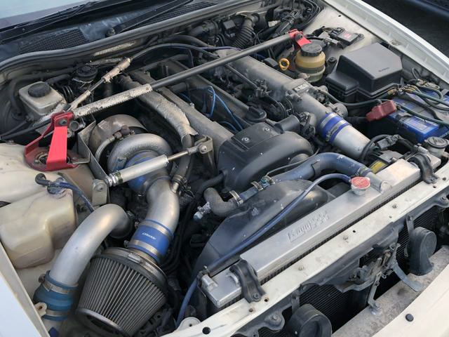 VVT-i 1JZ-GTE turbo engine With TRUST Turbine.