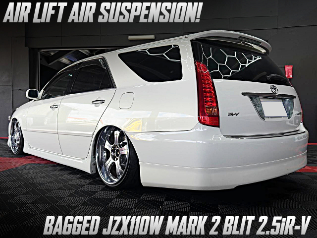 BAGGED JZX110W MARK 2 BLIT 2.5iR-V With AIR LIFT AIR SUSPENSION.
