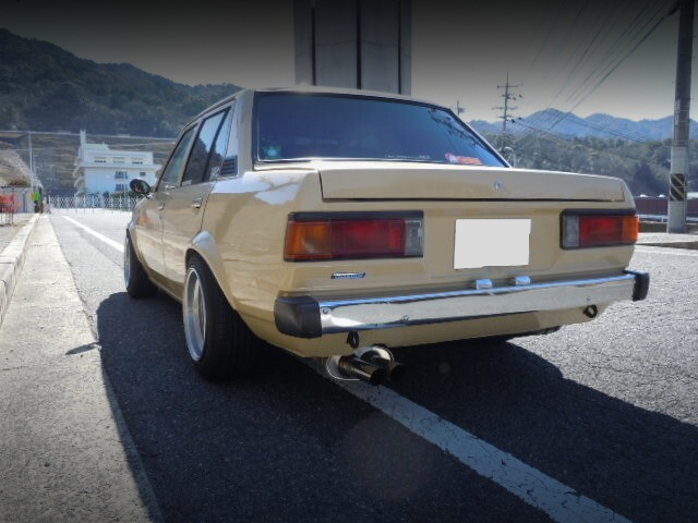 Rear exterior of KE70 COROLLA 4-DOOR.