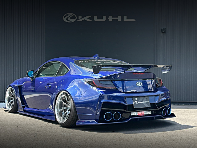Rear exterior of KUHL RACING WIDEBODY ZN8 TOYOTA GR86 RC.