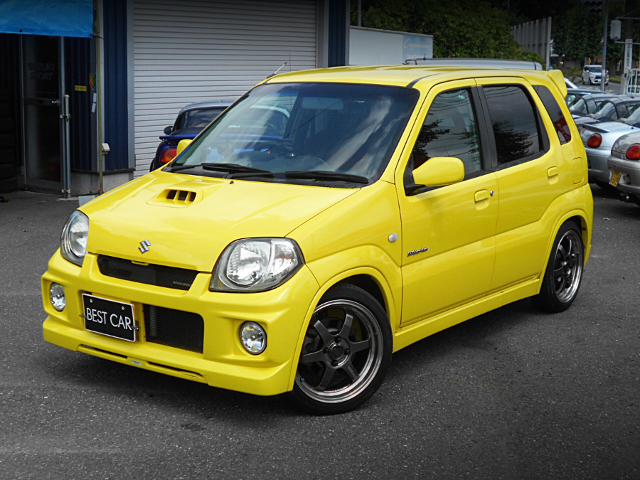 Front exterior of HN22S SUZUKI Kei WORKS.