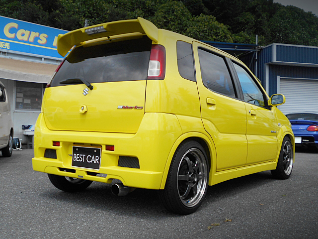 Rear exterior of HN22S SUZUKI Kei WORKS.