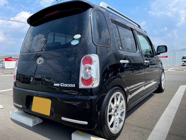 Rear exterior of L675S MIRA COCOA PLUS X.