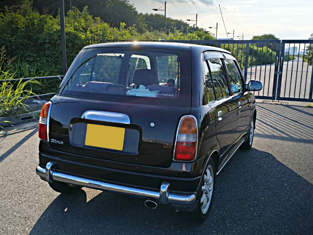 Rear exterior of 1st Gen MIRA GINO.