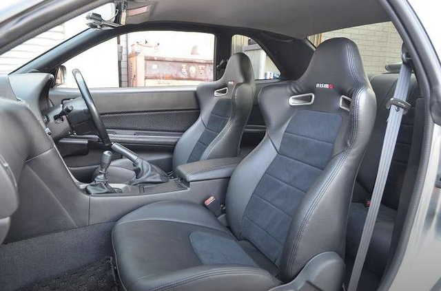 Interior seats of R34 SKYLINE GT-R.