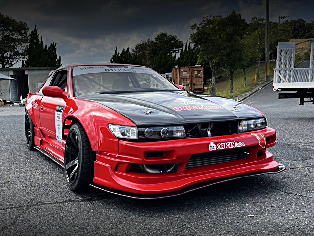 Front exterior of S13 NISSAN SILVIA.