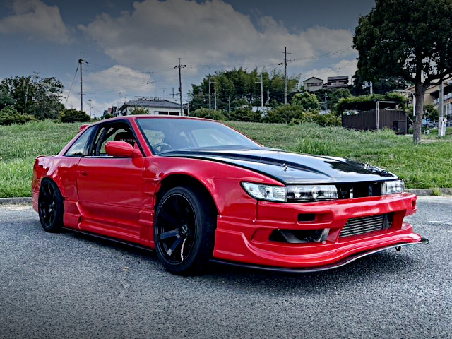 Front Side exterior of S13 NISSAN SILVIA.
