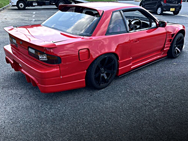 Rear side exterior of S13 NISSAN SILVIA.