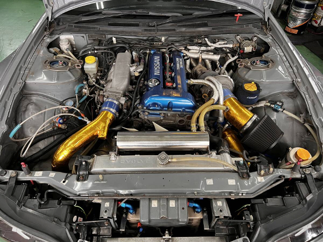 SR20DET With GT3037S SINGLE TURBO.