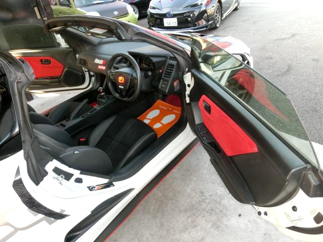 Interior of RESULT JAPAN DEMO CAR Styled JW5 HONDA S660 BATA.