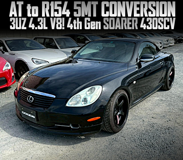 4th Gen SOARER 430SCV With AT to R154 5MT CONVERSION.