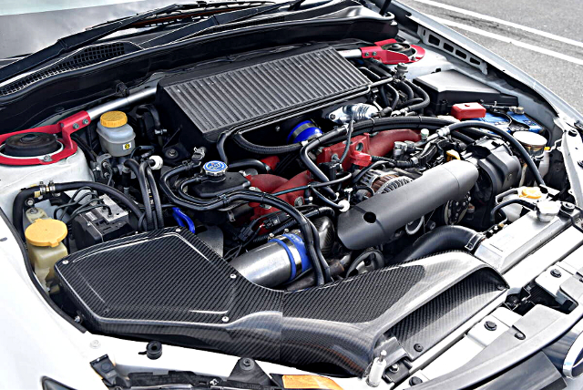 EJ207 With HKS GT3-RS TURBOCHARGER.