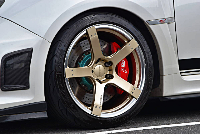 Front Rim of GVB IMPREZA WRX STI.