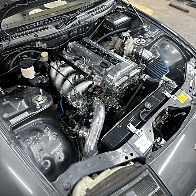 SR20DET turbo engine.