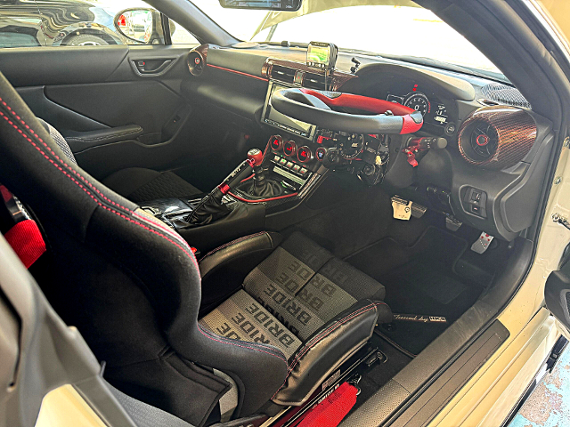 Interior of ZN8 TOYOTA GR86 RC.